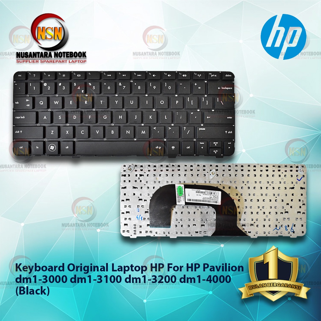 Keyboard Laptop Hp Pavilion DM1-3000 DM1-3100 DM1-3200 dm1Z-3 No Frame