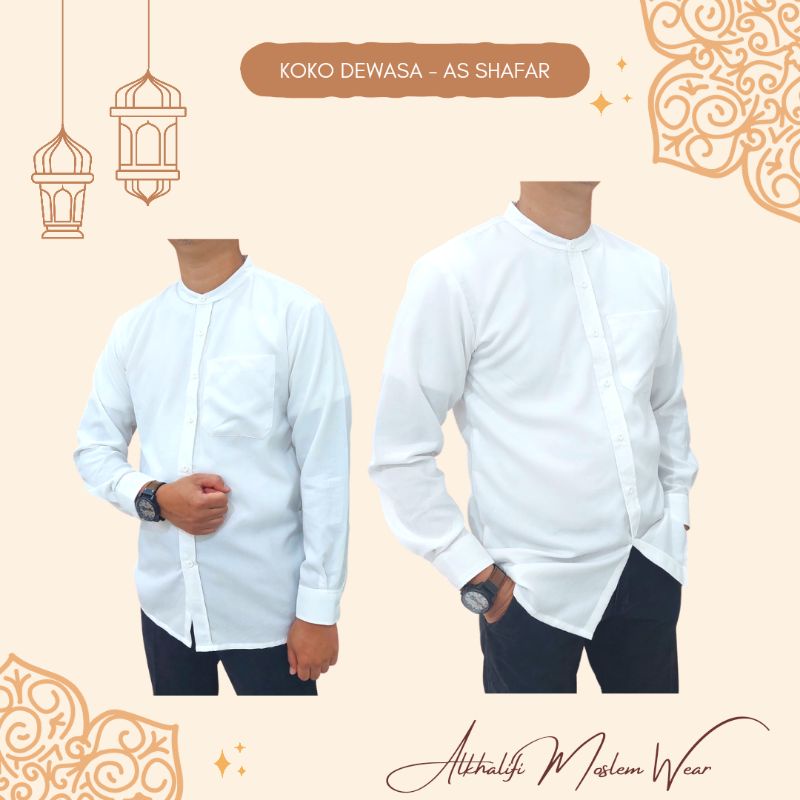 vol 2 - KEMKO (KEMEJA KOKO) DEWASA AS SHAFAR Premium Quality By Alkhalifi Moslem Wear