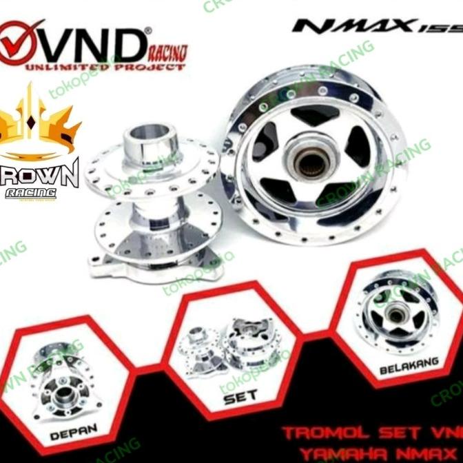 Tromol Set Depan Belakang VND Yamaha Nmax 155 Old
