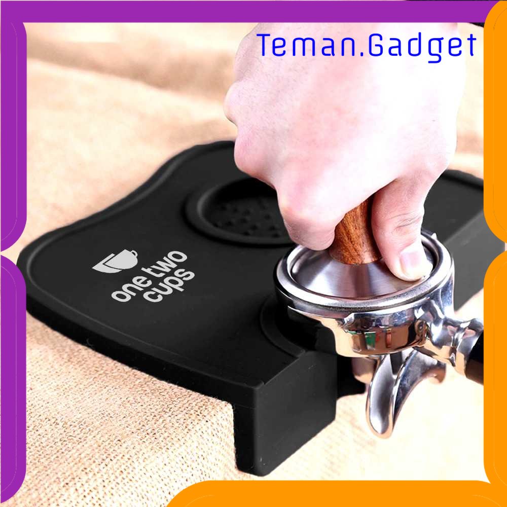 TG - DPR One Two Cups Silicone Holder Mat Tamper Kopi Espresso Barista - 0310-1