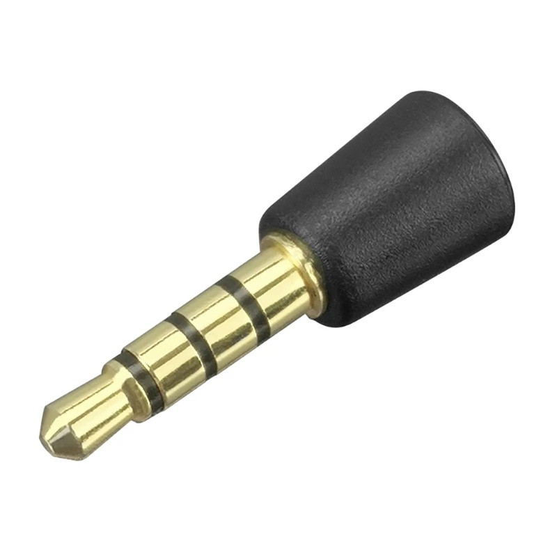 Zzz 3.5mm Male Plug Jack Microphone Connector Soket Colokan Mini Untuk Ponsel Laptop Tablet Gamepad Aksesoris