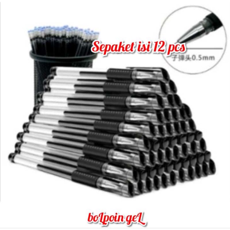 

Bolpen Gel/Bolpen Murah/Boplen isi 12