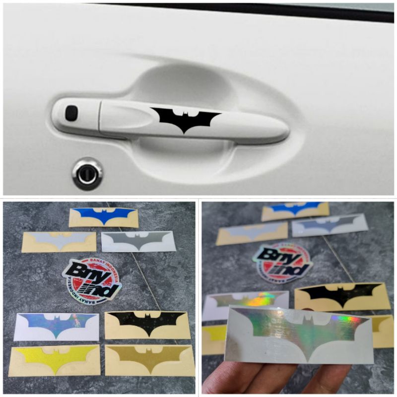 STICKER Handle Pintu Mobil Stiker BATMAN Cutting