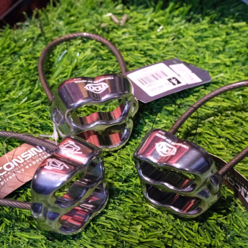 belay consina reverso climbing safety panjat tebing rock