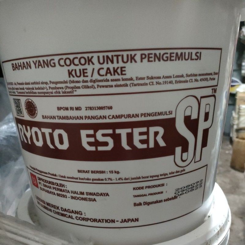 

SP/Emulsifier Merk Ryoto Ester repack 250gr