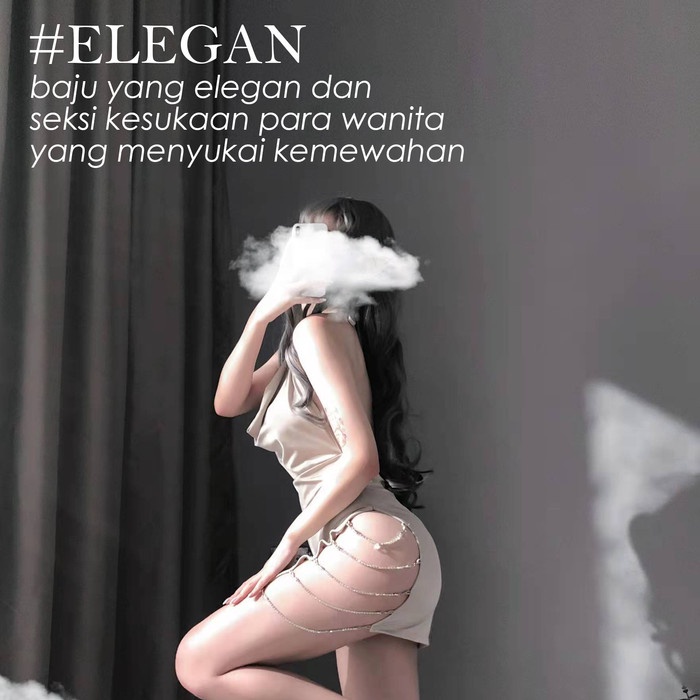 CJSW-E001 TINO TINO Sexy Lingerie dress baju sexy wanita bahan satin premium/ Lingerie satin sexy night dress / Sexy night gown
