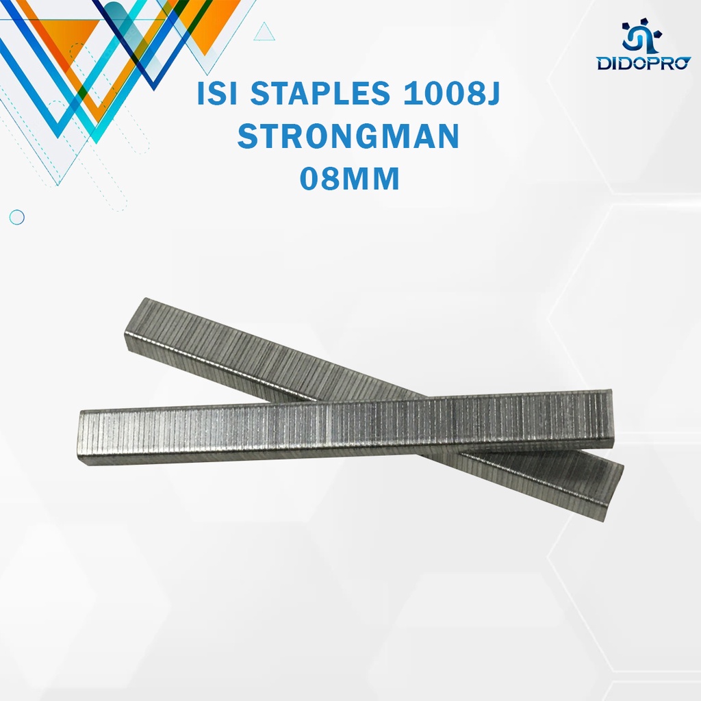 5000PCS Isi Staples Tembak Angin 1008J / 1008 J / 1008 F 8 MM / 8MM STRONGMAN