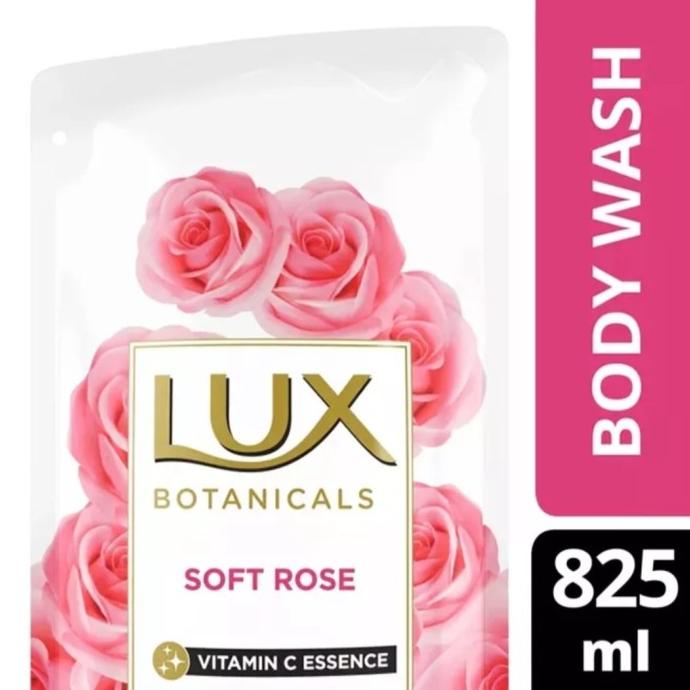 PROMO SERU [COD] LUX BODY WASH SOFT ROSE SABUN MANDI CAIR REFILL 900ML ORIGINAL 100%