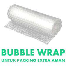 

Bubblewrap packing tambahan aman