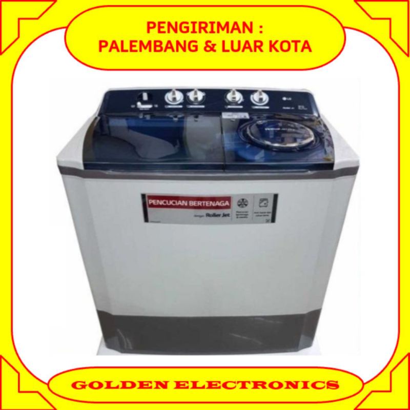 MESIN CUCI LG 16KG 2 TABUNG P-1600RTB
