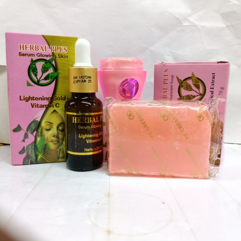 Paket Cream Herbal Plus 3in1 4in1 5in1 New Bpom