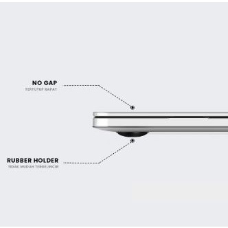 Goodcase - MacBook Case Clear / Bening / Transparan Macbook Air 13&quot; Pro 13&quot; Pro 16&quot; Pro Retina 13&quot; Air 13&quot; Pro 14&quot;