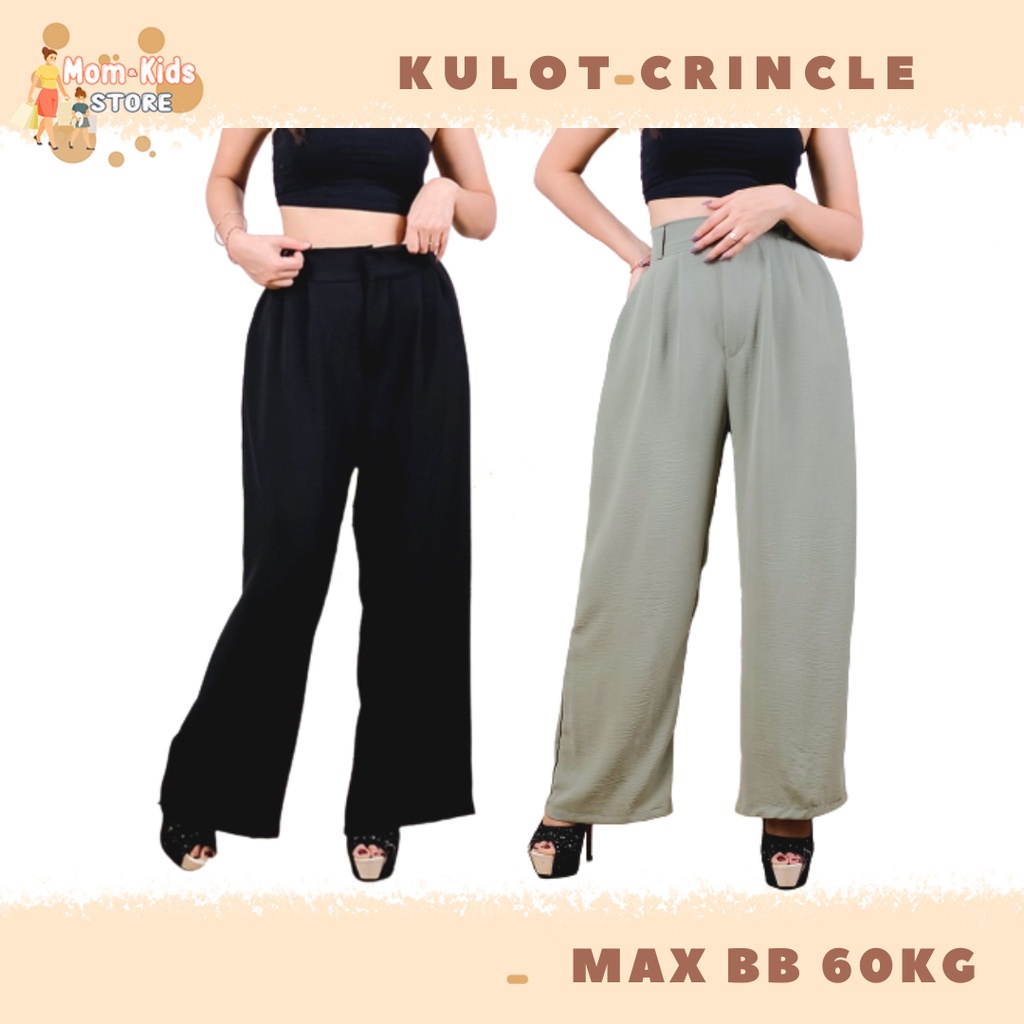 Kulot Crincle Pants / Celana kulot Crincle