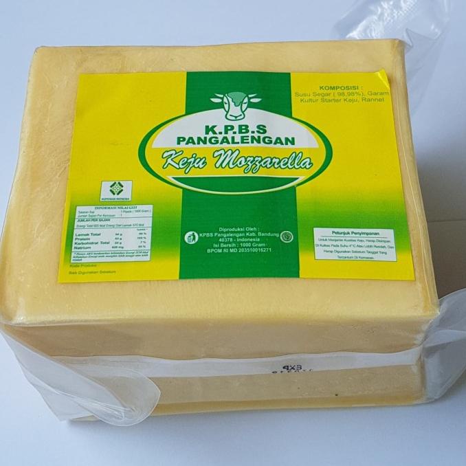 

1kg Keju Mozarela Mozarella Mozzarella KPBS TERLARIS TERPERCAYA ORIGINAL