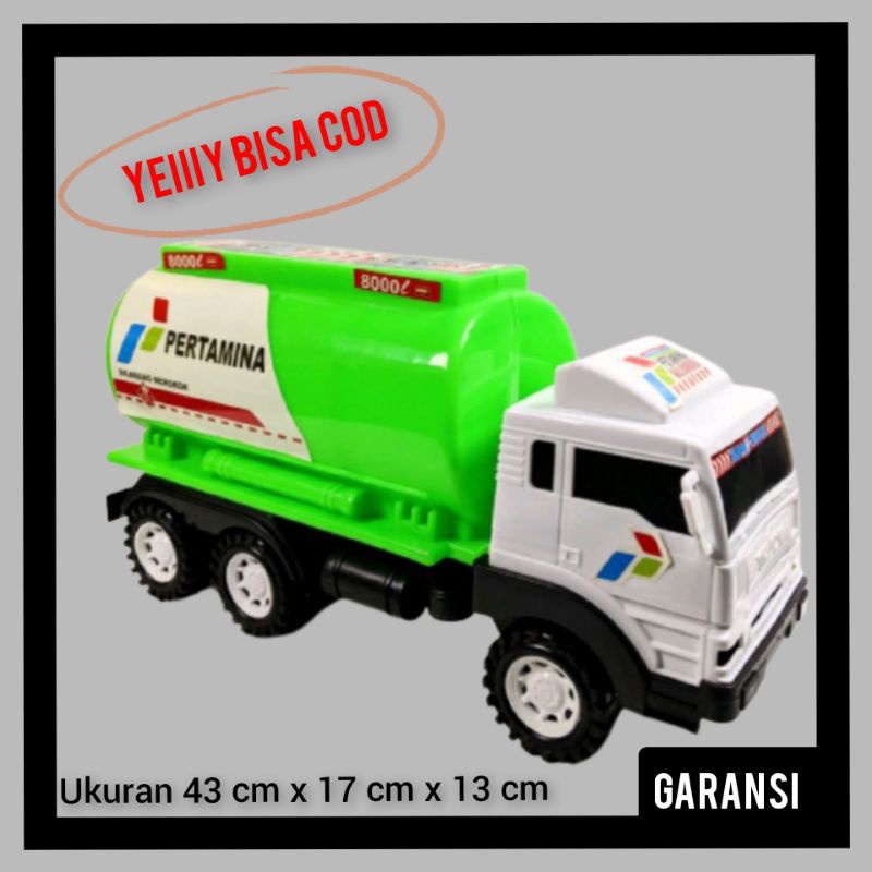 Mainan Truck Jumbo / mainan Truk pasir / mainan molen jumbo besar / mainan mobil tangki pertamina