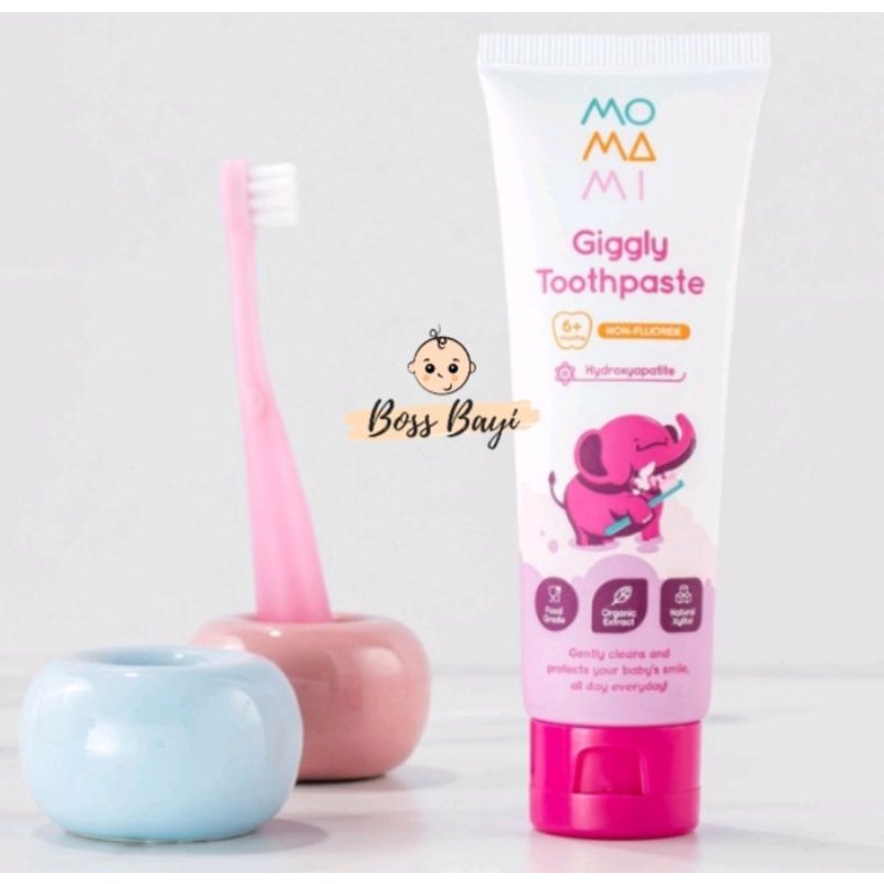 MOMAMI - Giggly Toothpaste Non Flouride | Flouride 50gr /Pasta Gigi Anak