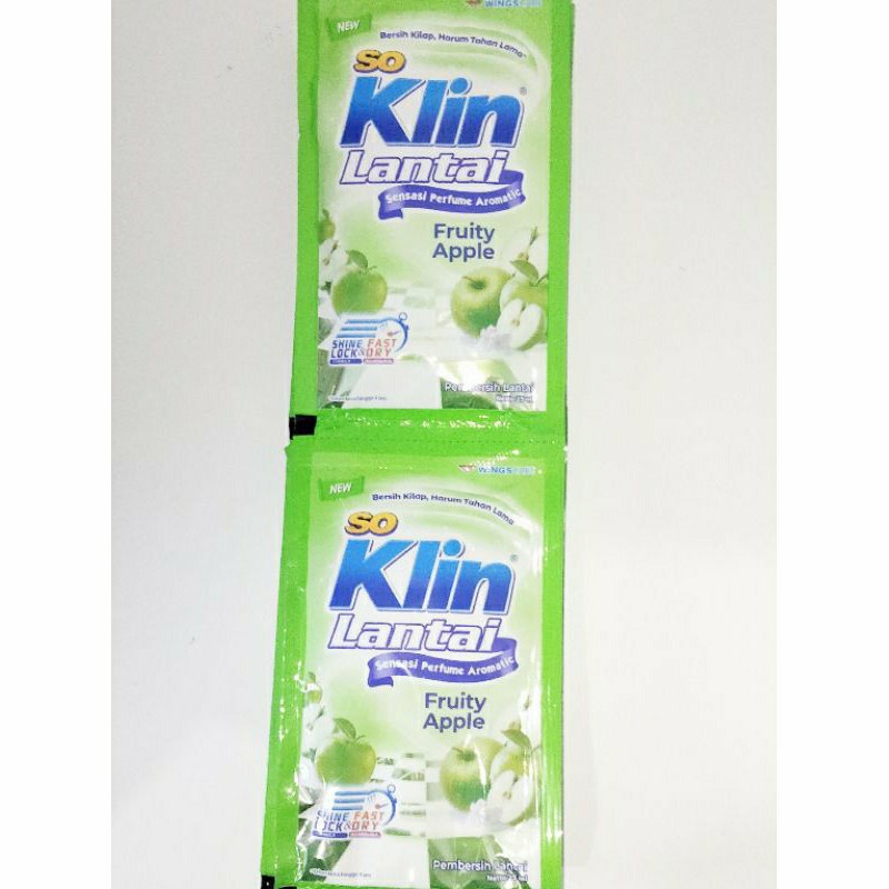 Soklin Lantai 25ml Sachet 1reneng 12Sachet / Soklin Lantai / Rencengan hijau