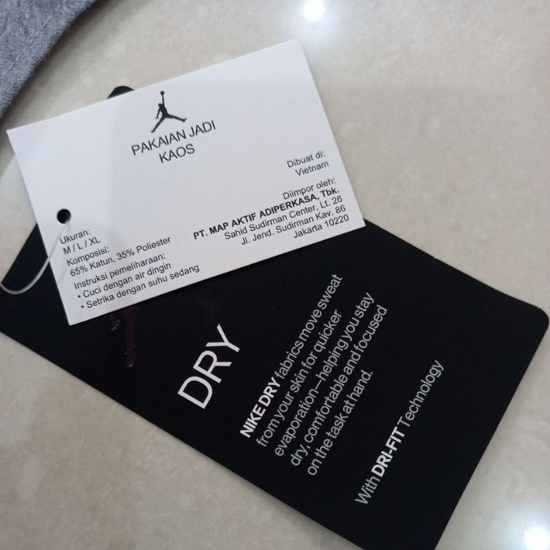 Kaos Singlet Air Jordan high brand read
