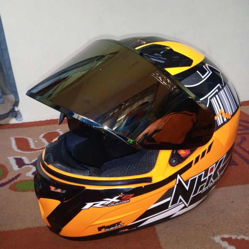 NHK RX9 helm full face helm second murah