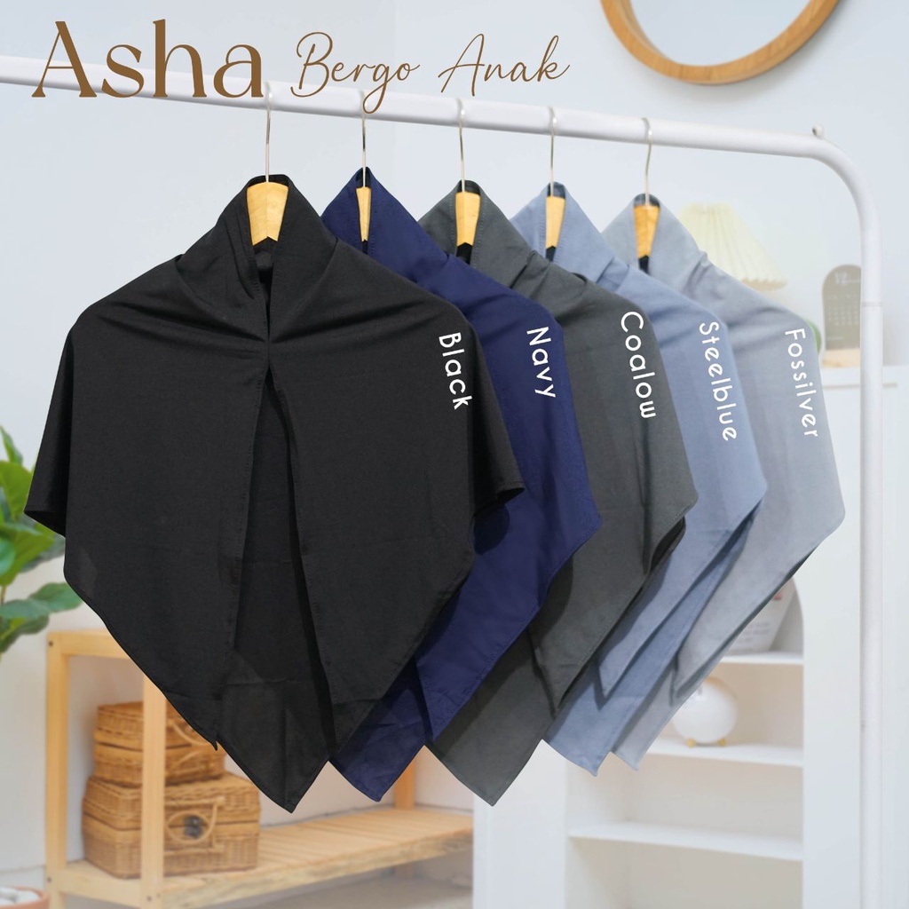 Bergo Instan Anak | Bergo Anak | Asha Bergo Anak