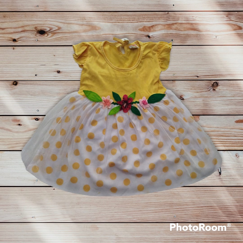 Dress Anak Talent Polkadot Tutu mulai usia 1 Tahun