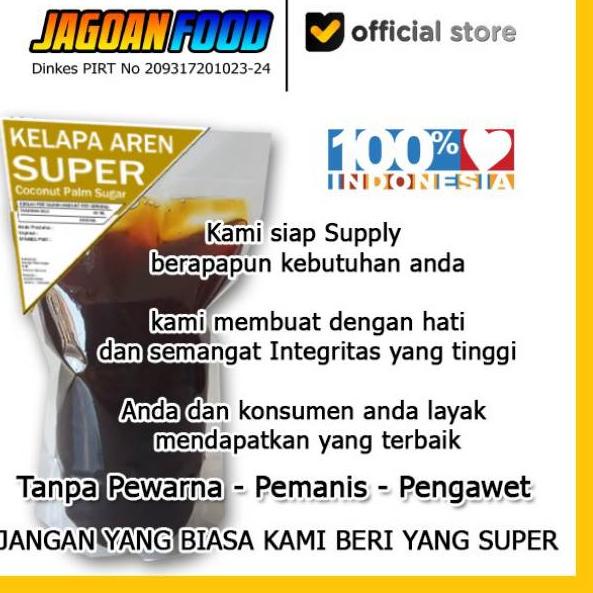 

(PROMO 9GT46) 1000ml GULA MERAH AREN CAIR kemasan ekonomis 100% HALAL 100% ORGANIK 100% LEZAT ❈