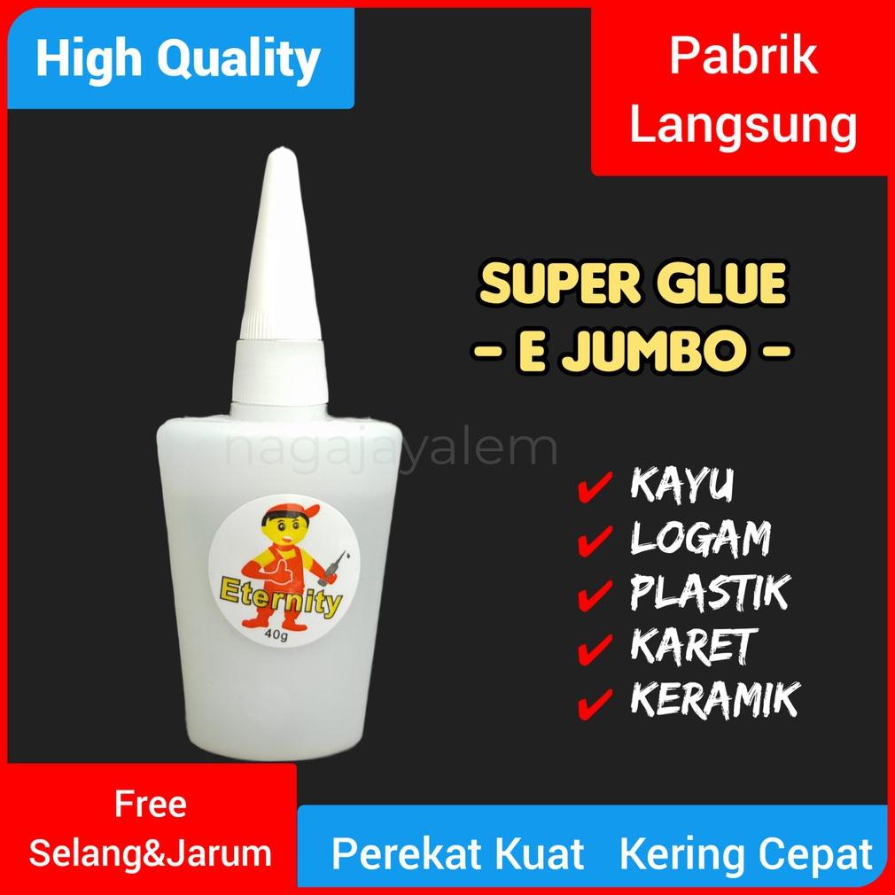 

BISA COD (30pcs/1.3kg) Lem Eternity Jumbo/Lem Tetes/Lem Serbaguna/Lem Korea E/Lem Setan/Super Glue/Lem Cair