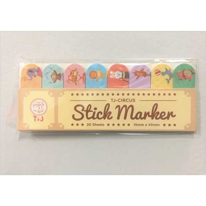 

Tom & Jerry sticky notes Stick Marker TJ - Circus / Sticky Notes Motif Circus