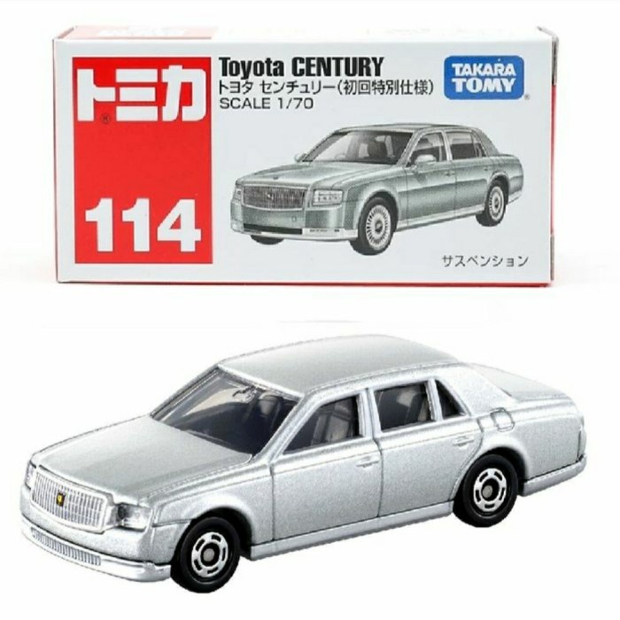 Tomica Reguler 114 Toyota Century Silver