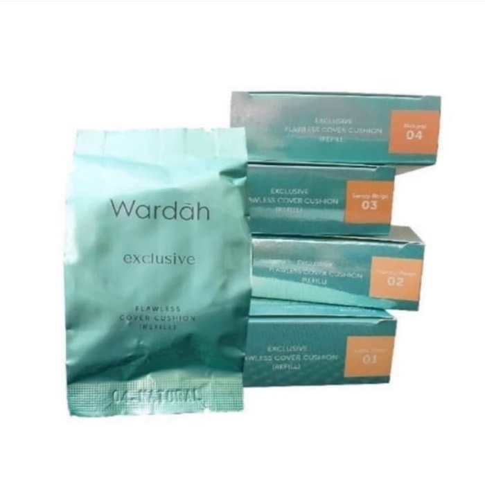 Refill - WARDAH Exclusive Flawless Cover Cushion SPF30 ORI BPOM BY AILIN