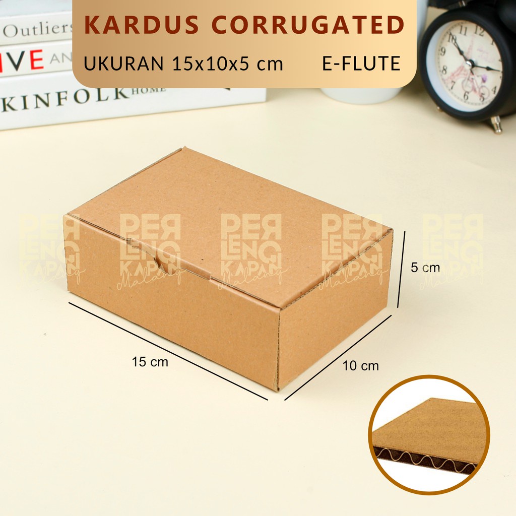 

Kardus Corrugated 15x10x5 CM | Die Cut | Kotak Karton | Box Packing Souvenir Pizza
