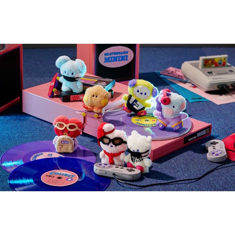 BT21 Mini (Minini) Stereo Standing Doll - Official BTS ( KOYA RJ SHOOKY MANG CHIMMY TATA COOKY )