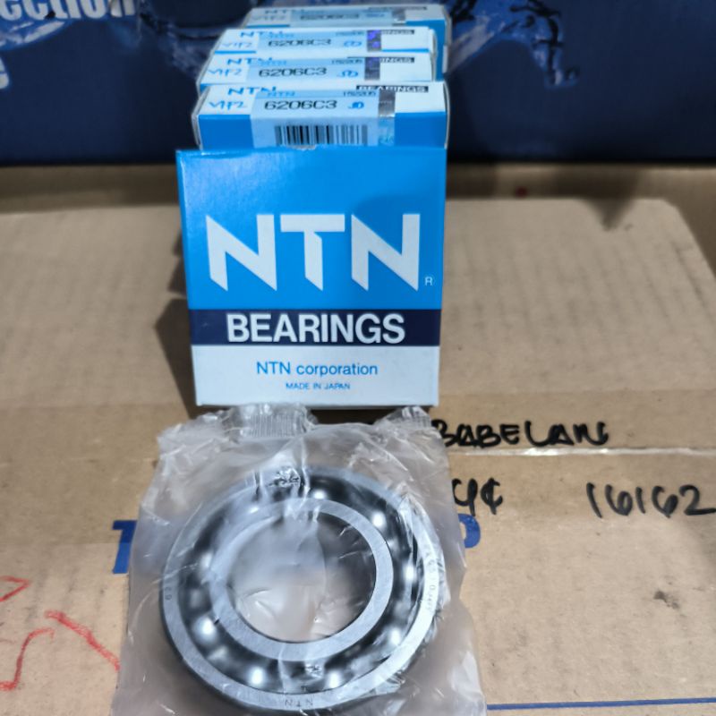 NTN BEARING LAHER 6206 C3 ORIGINAL NTN JEPANG