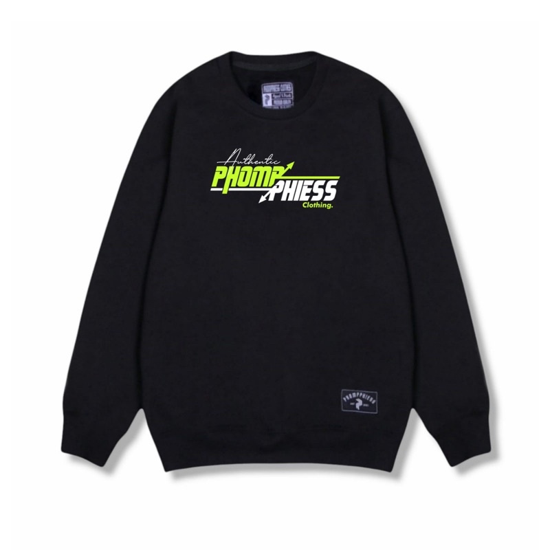 sweater Crewneck Bordir Warna Phomppies Cewe Cowo Premium Distro