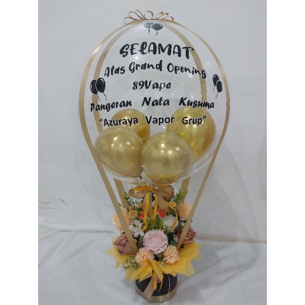 

Hot air baloon,bloombox,buket balon