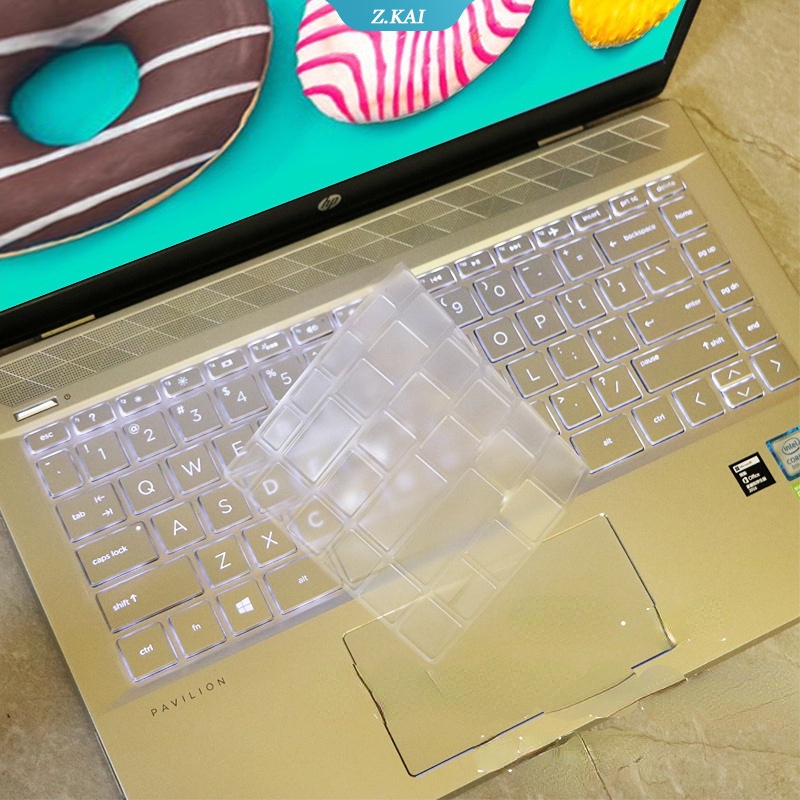 Hp 14S-DK Pelindung keyboard Kulit Anti Air 14S-DP0003AU 14-ce 14S-CF 14-bs 14S-DK 14-inch TPU Transparan cover Pelindung keyboard Komputer Untuk Debu [ZK]