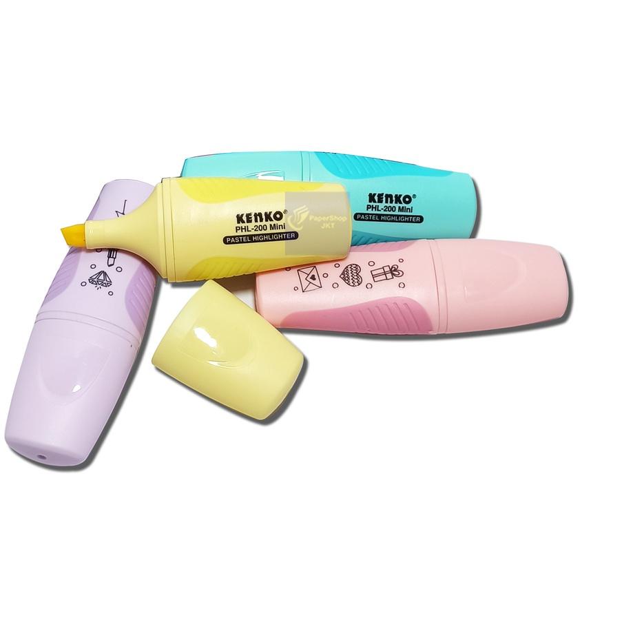 

3KD✾ KENKO Highlighther Pastel PHL - 200 ( 4 PCS/SET ) Mini SET TERBAIK
