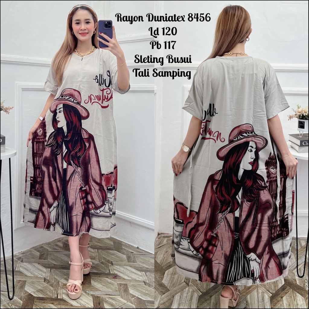 SOFIA DREES MOTIF ANTUM DASTER KEKINIAN VIRAL DASTER RAYON JUMBO LD 120