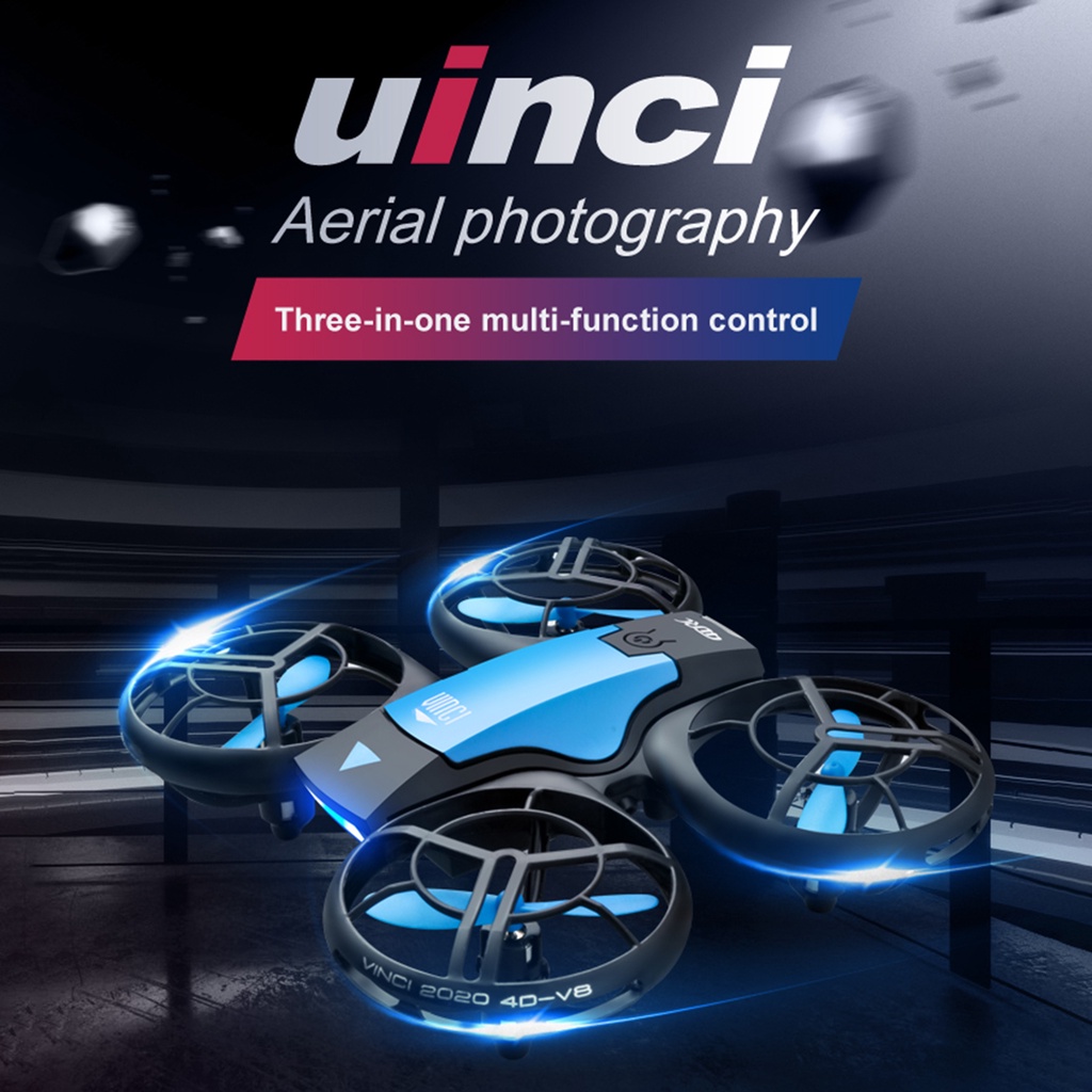 4CH Baru RC Mini Quadcopter Drone Induksi Jam Tangan Pintar Penginderaan Jarak Jauh Pesawat Terbang