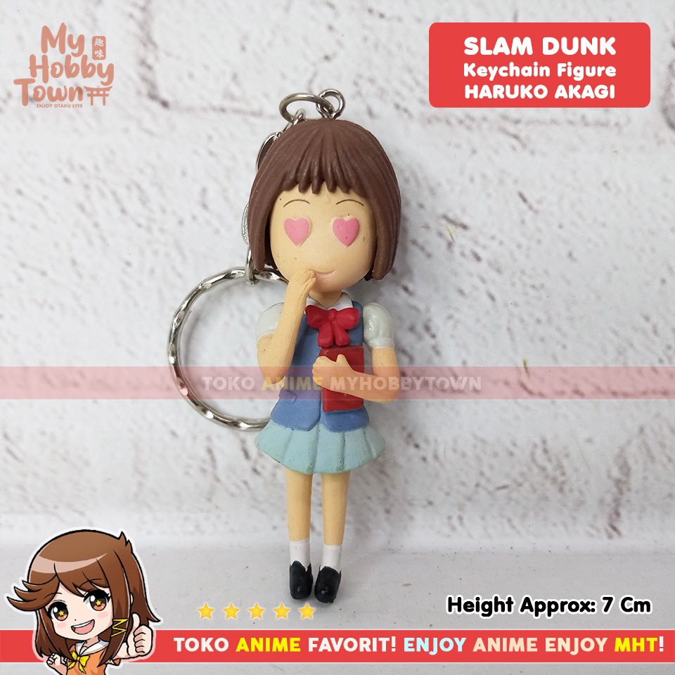 Gantungan Kunci Figure Anime Slam Dunk Sakuragi Hanamichi Akagi Takenori Rukawa Kaede Akira Sendoh Nobunaga Kiyota Haruko Akagi Hisashi Mitsui