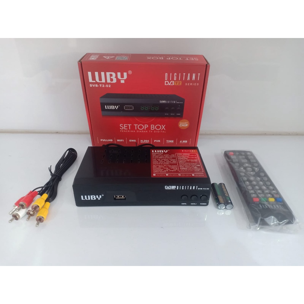 Jual SET TOP BOX LUBY DVB T202 DIGITAL RECEIVER TV Shopee Indonesia