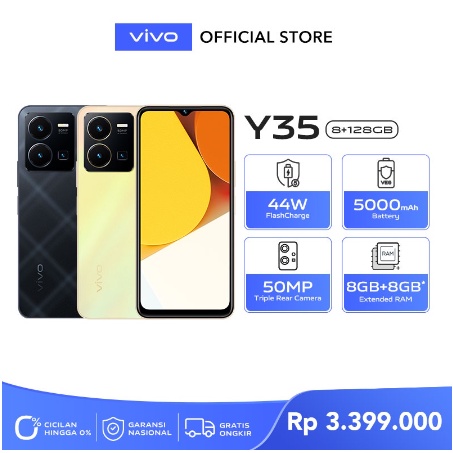 VIVO Y35 NEW RAM 8/128GB GARANSI NASIONAL