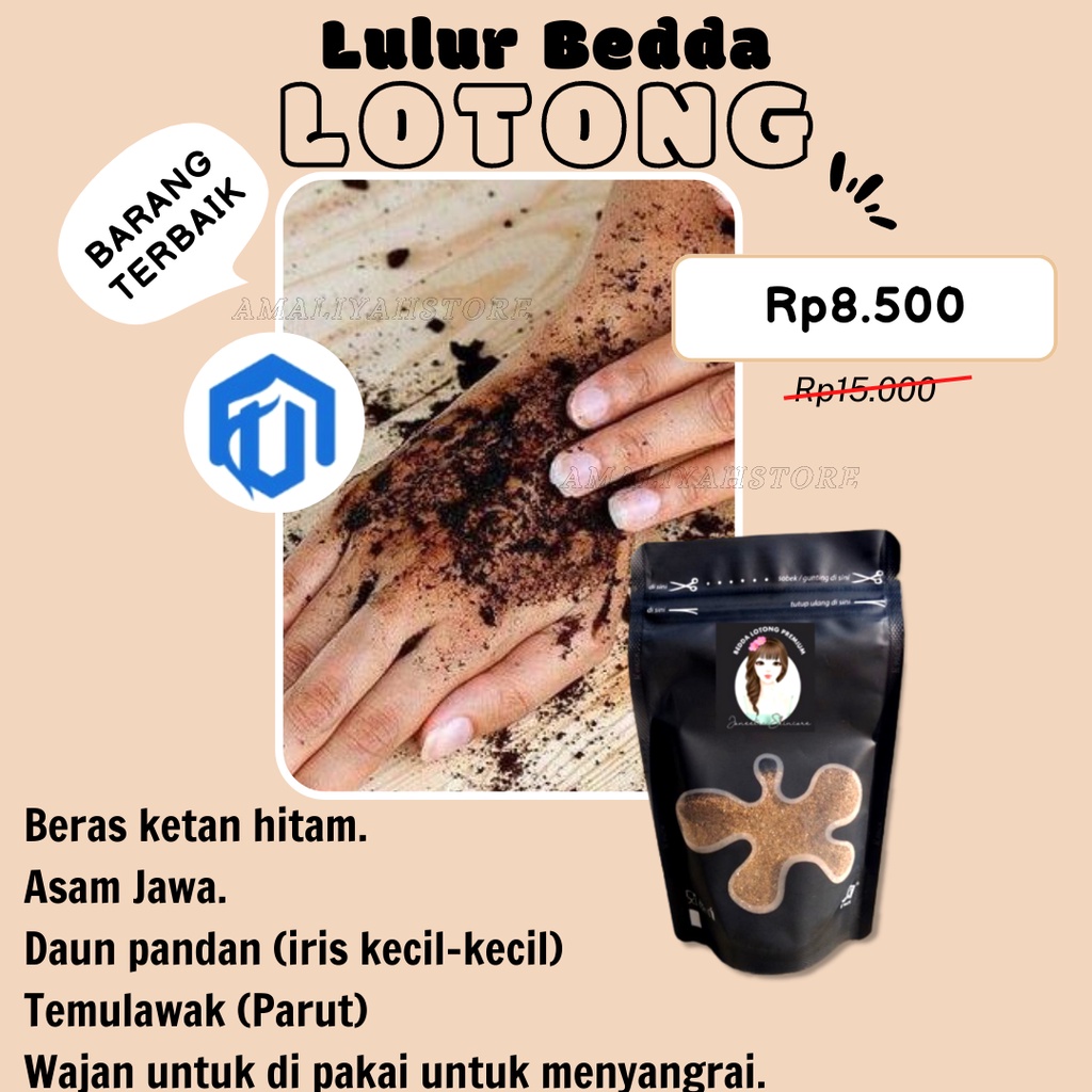 Lulur Rempah Brightening Bugis Ori Lulur Bedda Lotong Pemutih Pembersih Perontok Daki Badan Permanen Pria Dan Wanita Paling Ampuh Lulur Rempah Khas Bugis Original