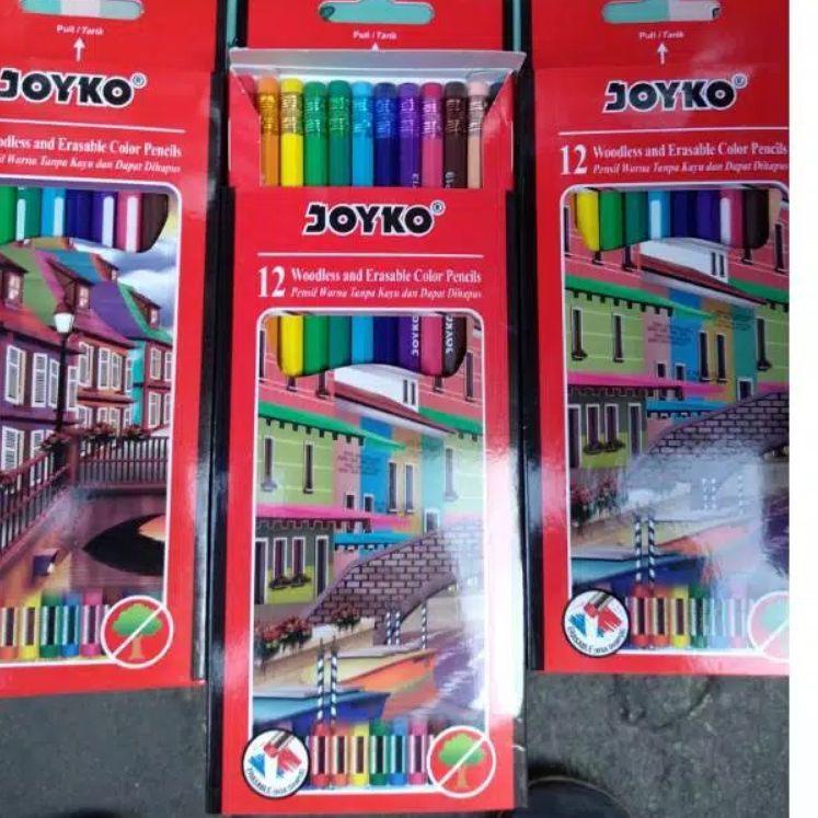 

☞☞ Pensil warna joyko woodless 12/24 dapat dihapusnya
