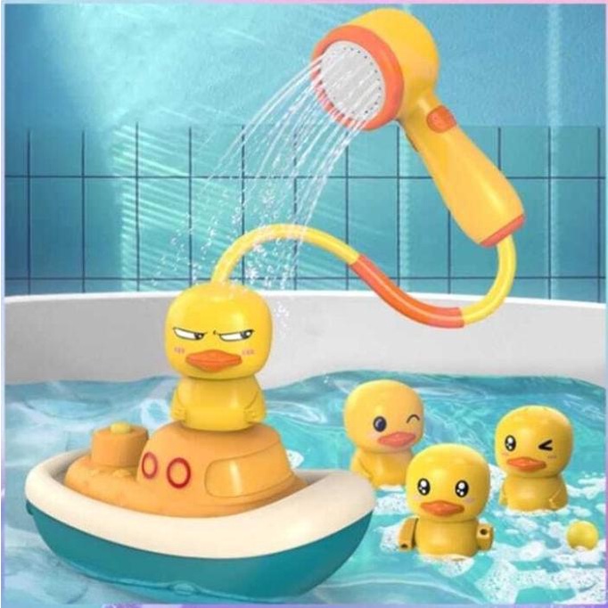 Mainan Mandi Anak Bebek Elektrik Shower Baby Bath Toys