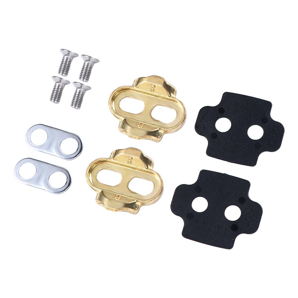Lanfy Pedal Sepeda Cleat Riding MTB Cycling Parts Cycling Lock Pedal Cleats Locking Plate Riding Shoes Splint Set Tabs Kunci Pedal Sepeda