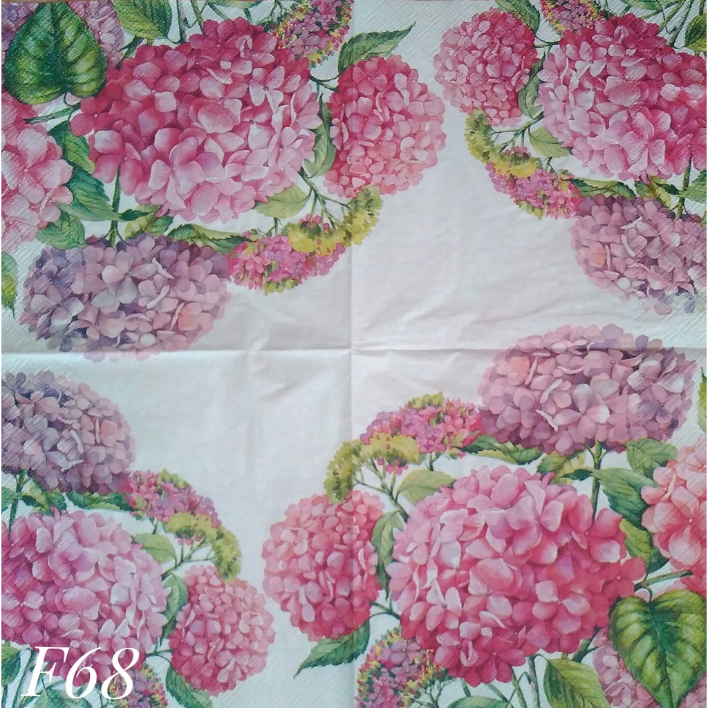 

Napkin Eropa Flower F68 / Tissue Decoupage