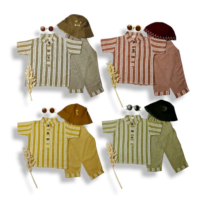 AKHTAR SET | SETELAN ANAK LAKI-LAKI | BAJU MUSLIM ANAK | KOKO ANAK | TIGORA