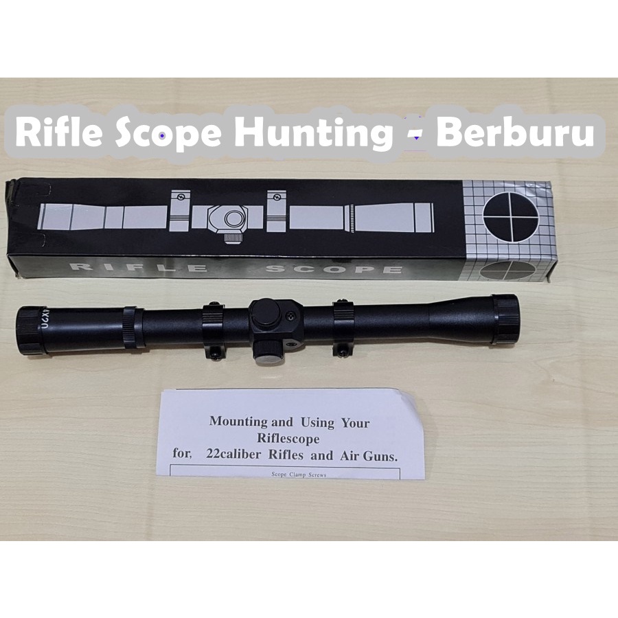 Teropong Senapan Rifle Scope Telescope Berburu Hunting Senapan Angin