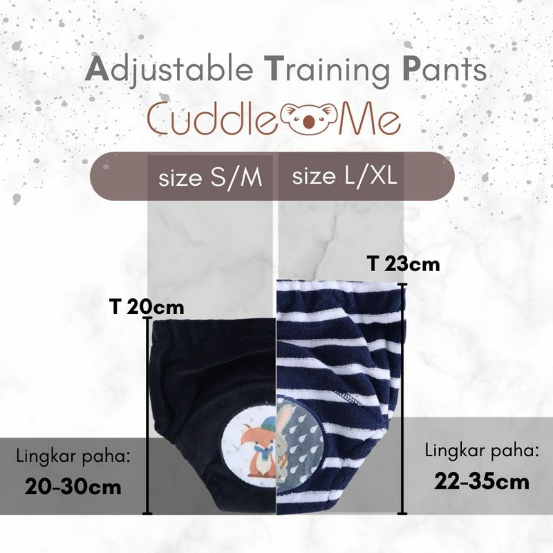 Adjustable Training Pant Cuddleme Celana Belajar ke Toilet Celana Tatur Cuddleme ATP